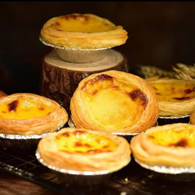 50pcs Disposable Aluminium Foil Round Cake Mold, Aluminum Foil Pans Cups, Disposable Tinfoil Tart Pan 50pcs Disposable Aluminium Foil Round Cake Mold, Aluminum Foil Pans Cups, Disposable Tinfoil Tart Pan